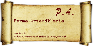 Parma Artemíszia névjegykártya